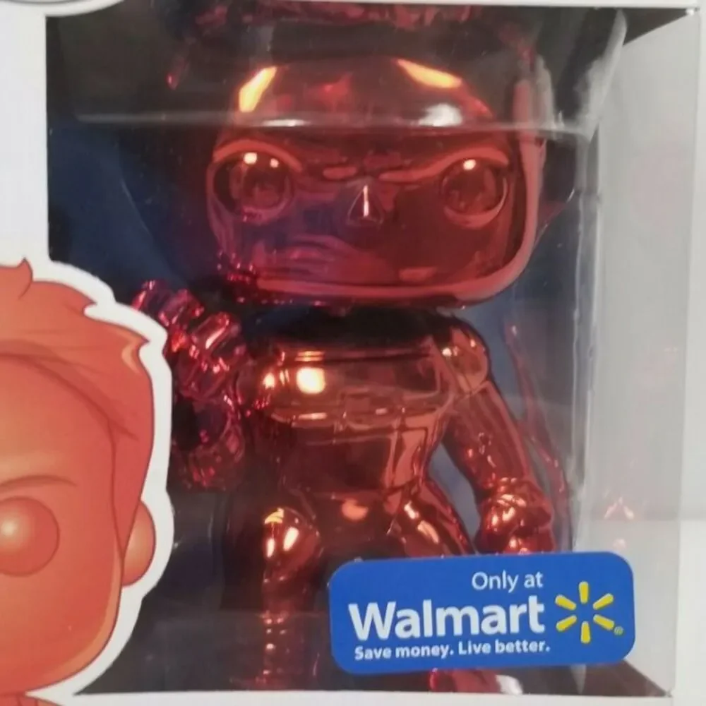 Funko POP! Marvel Avengers Endgame Hulk Red Chrome Walmart Exclusive #499 NEW